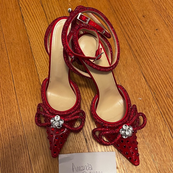 MACH & MACH Shoes - Brand new Red SPARKLY Mach & Mach 38.5